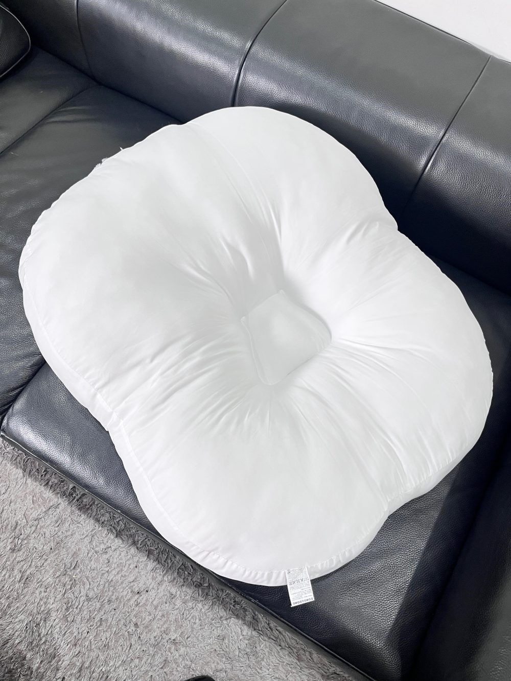 Gối chống trào ngược Dono&Dono vải cotton 4 mùa họa tiết thỏ hồng - Ảnh 9