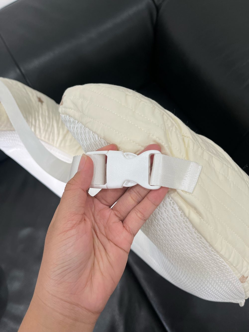 Gối cho con bú 2in1 Easy MOM kết hợp gối chống trào ngược màu be - Ảnh 3