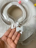 Phao tập bơi nâng cổ chống lật màu trắng hoạ tiết trái tim (size: M, 1->5y) - Ảnh 6