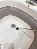 Chậu tắm gấp gọn kèm phao Inha màu xám tặng kèm mũ tắm No brand - Ảnh 11