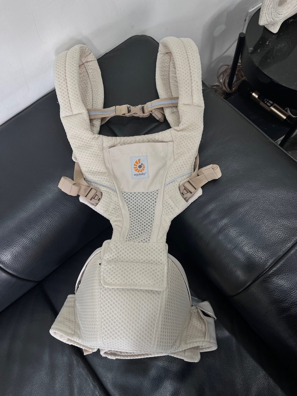 Địu Ergobaby Alta Hip Seat, Natural Beige (size 4→48m~5.5→20.4kg) - Ảnh 8
