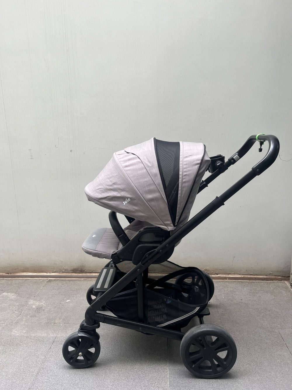 Xe đẩy Joie Chrome W/RC & ADPT màu Pebble (Size: 0->22kg) no box, full phụ kiện - Ảnh 8