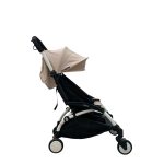 Xe đẩy Babyzen YoYo+ khung trắng màu beige ( size: 6m->22kg~4y)