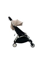 Xe đẩy Babyzen YoYo+ khung trắng màu beige ( size: 6m->22kg~4y)