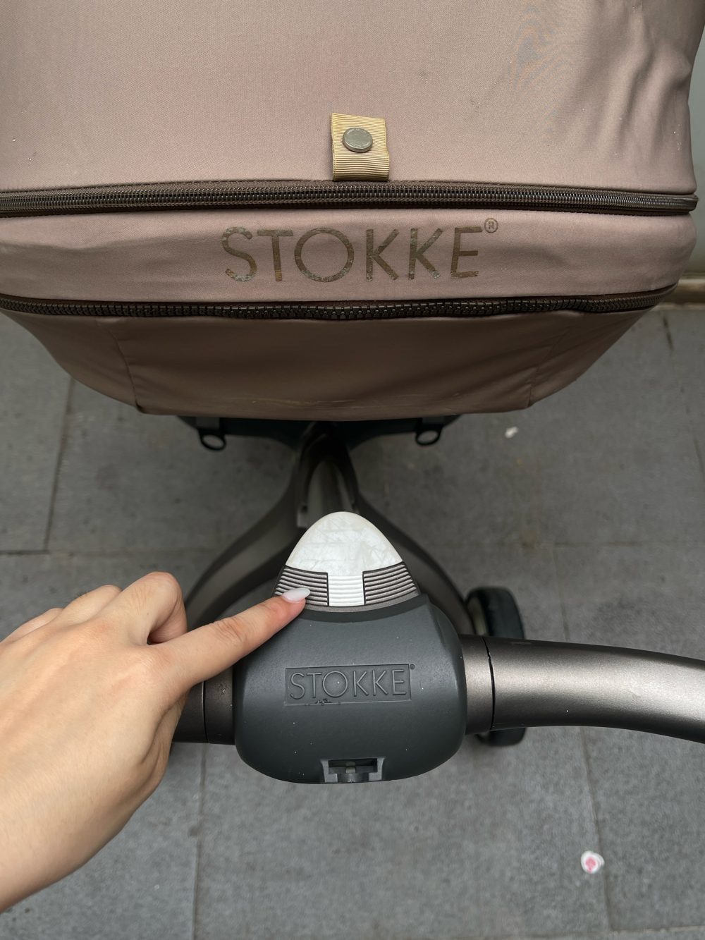 Xe đẩy Stokke Xplory màu nâu (no box, Size: 0-4y, tối đa 22kg) - Ảnh 6