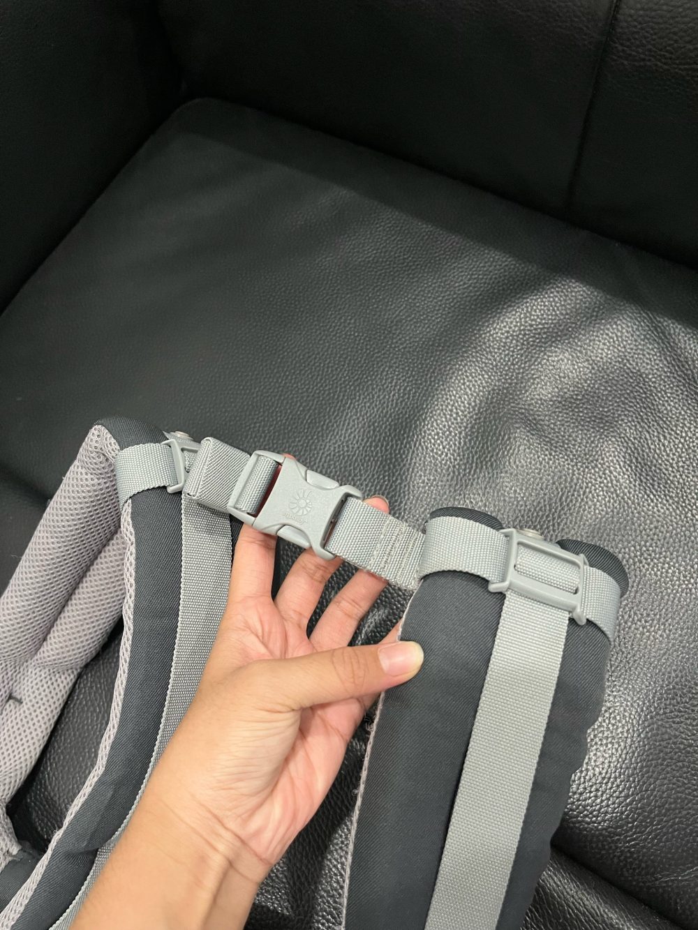 Địu Ergobaby Omni 360 Cool Air Mesh, Carbon grey ( Size: 3kg2→20kg ~ 0m → 48m) - Ảnh 9