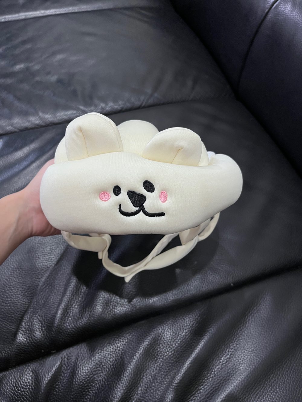 Mũ bảo vệ đầu cho bé Blissbebe màu be (size 4→36m) full box - Ảnh 14