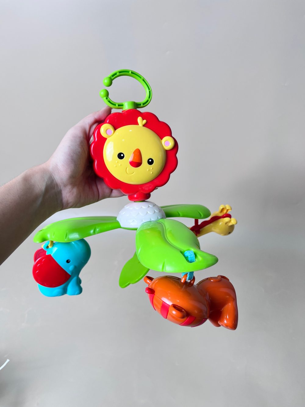 Đồ chơi treo cũi vườn thú Fisher Price (full box) - Ảnh 10