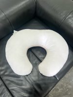 Gối cho bé bú Boppy Charcoal Geo Circles(còn túi đựng) - Ảnh 2
