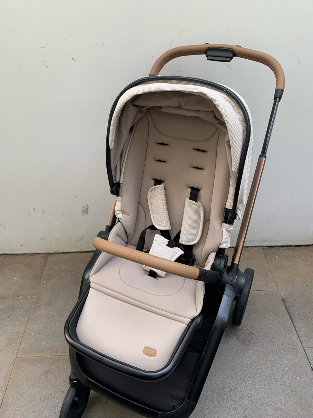 Xe đẩy Chicco Premium Mysa, Màu be ánh kim ( size: 0->4y~22kg) kèm áo mưa - Ảnh 23