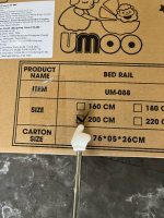 Thanh chắn giường Umoo bản nâng cấp màu ghi (KT: 200x73cm) full box - Ảnh 8