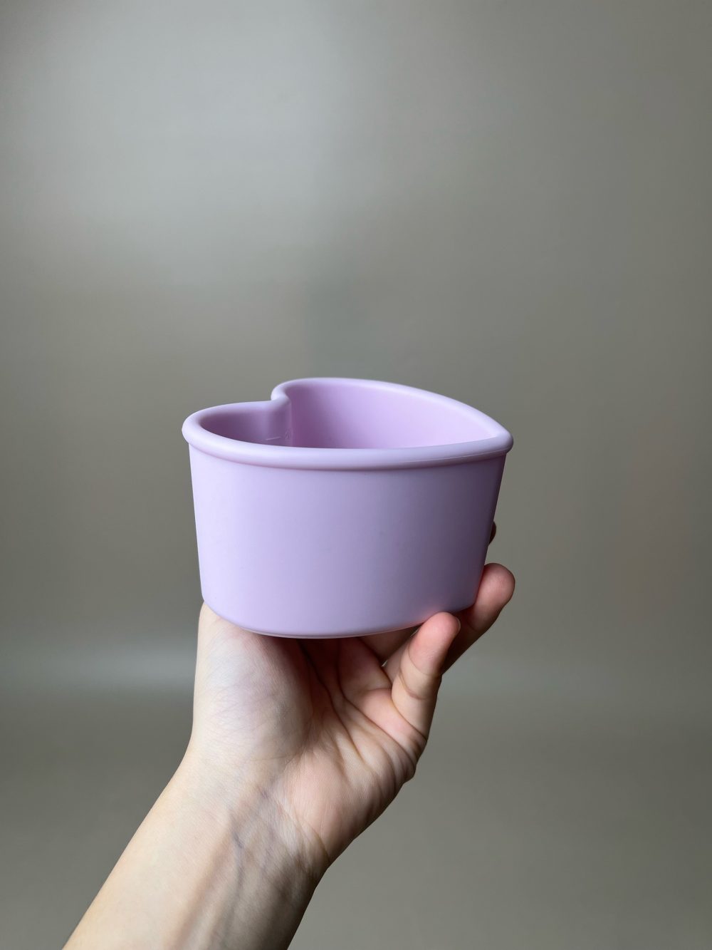 Hộp trữ đồ ăn dặm silicone Loveat hình trái tim màu tím (no box) - Ảnh 8