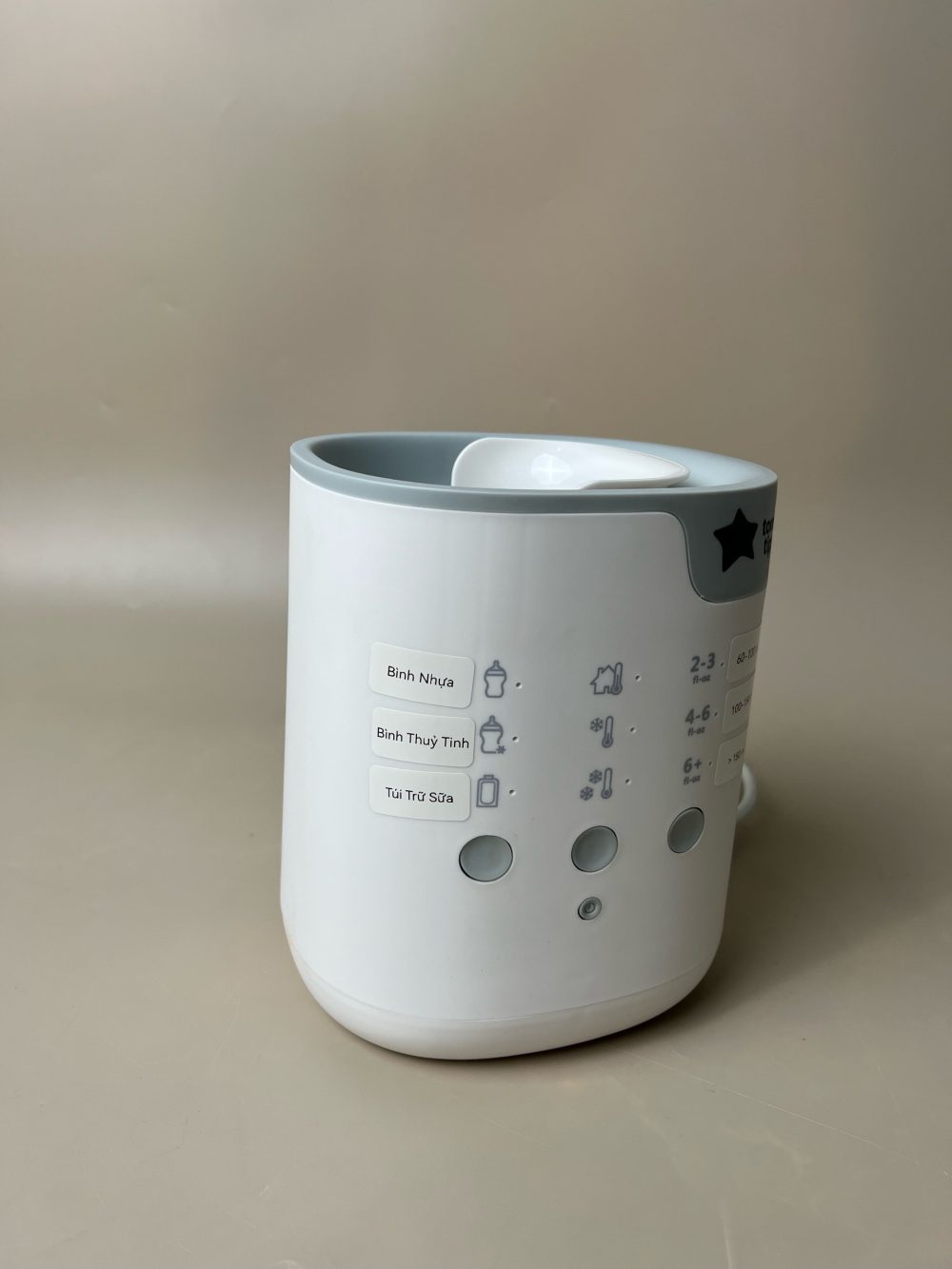Máy hâm sữa Tommee Tippee - All in one màu trắng (no box) - Ảnh 8