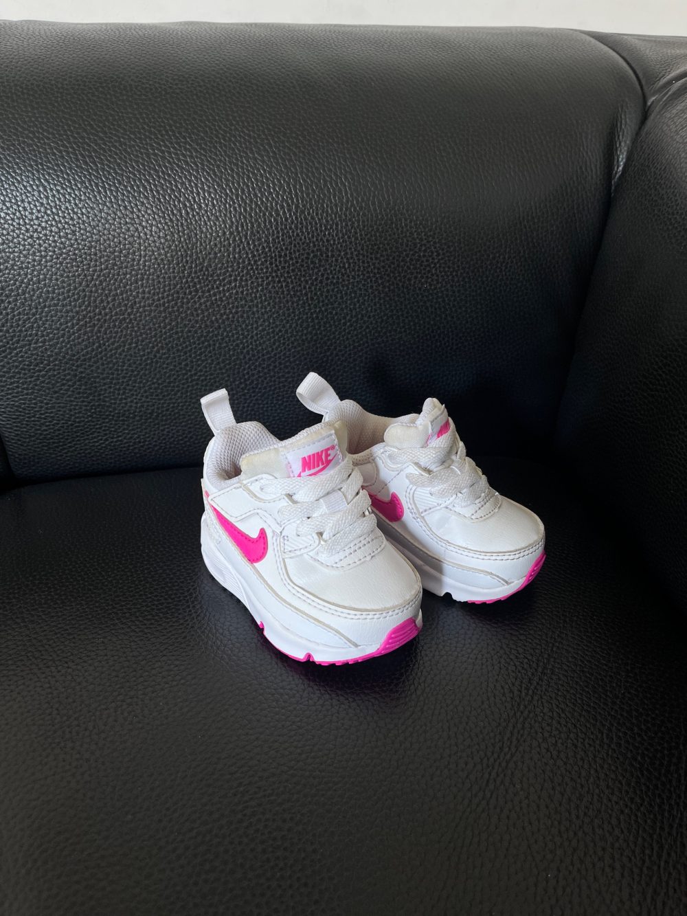 Giày Nike Air Max 90 EasyOn cho bé màu trắng hồng (size 2.5~9cm) - Ảnh 10