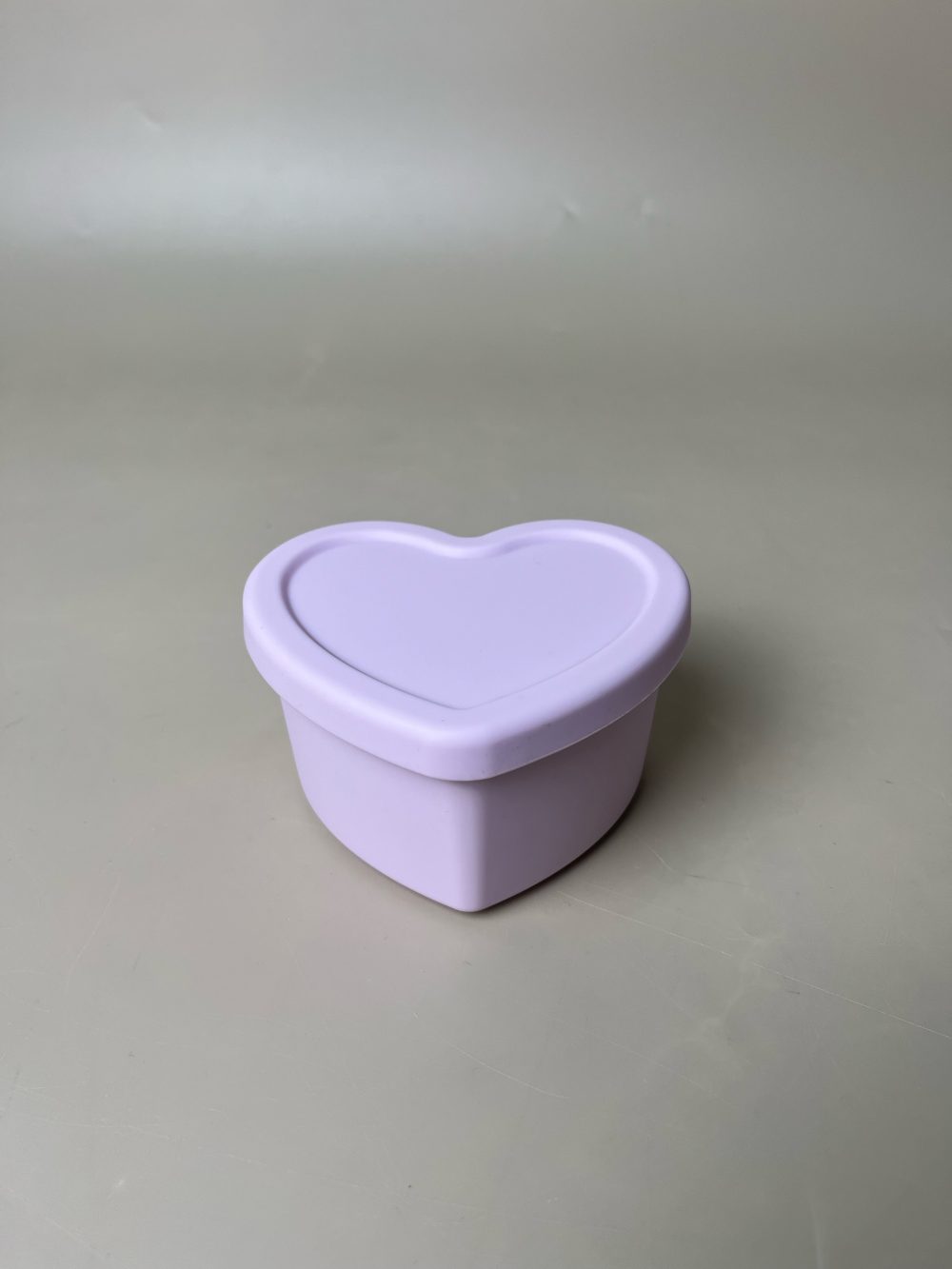 Hộp trữ đồ ăn dặm silicone Loveat hình trái tim màu tím (no box) - Ảnh 7