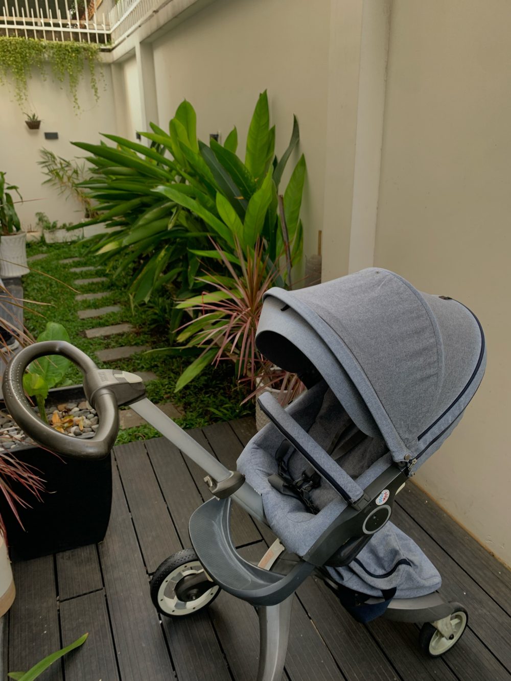 Xe đẩy Stokke Xplory màu xanh nhạt kèm màn chống muỗi (6m~36m) - Ảnh 31
