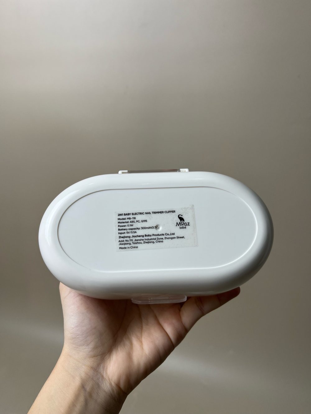 Bộ cắt dũa móng tay cho bé Moaz BéBé MB-118 (full box) - Ảnh 2