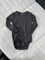 Set 3 bodysuit dài tay H&M màu xám, đen (size 1,5→2y) - Ảnh 16