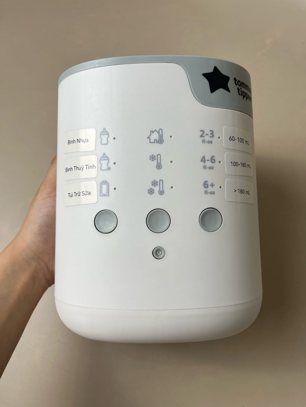 Máy hâm sữa Tommee Tippee - All in one màu trắng (no box) - Ảnh 10