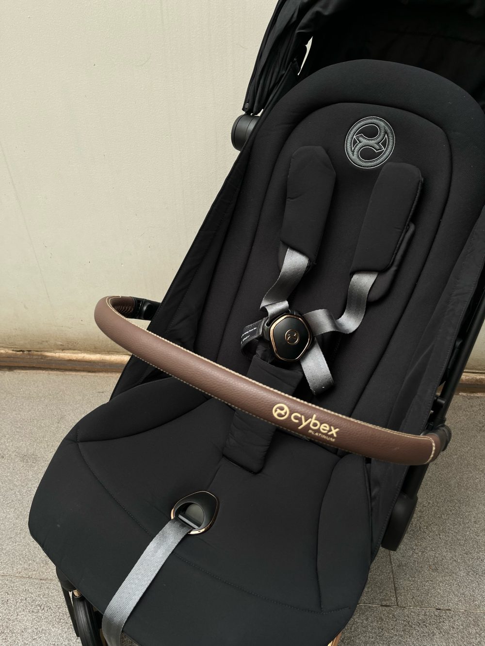 Xe đẩy Cybex Coya Rose Gold màu đen kèm bumper bar ( size: 0->4y, tối đa 22kg) - Ảnh 18