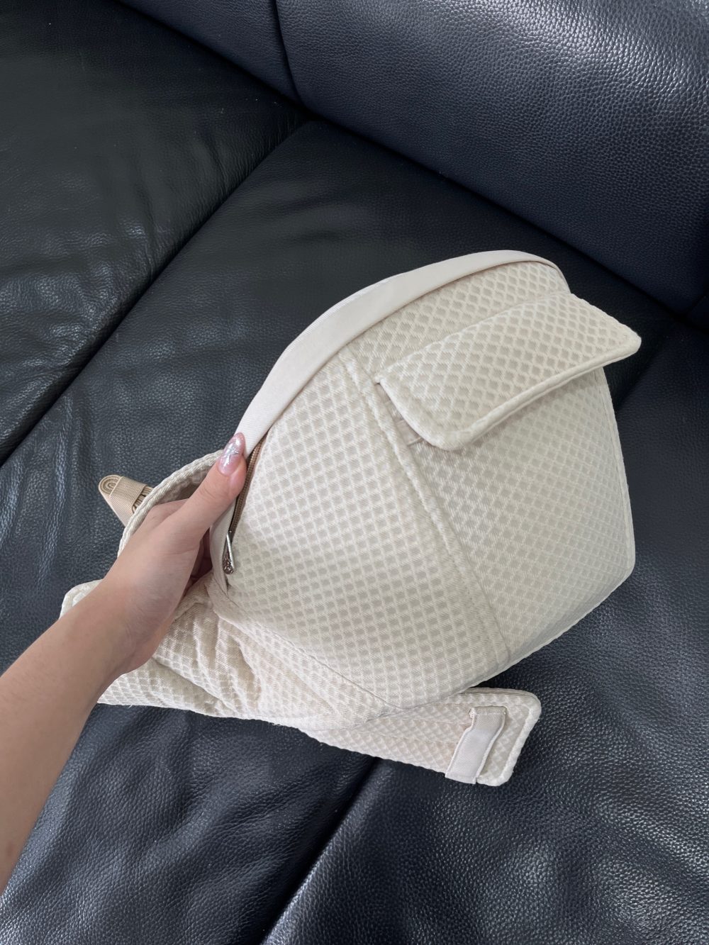 Địu Ergobaby Alta Hip Seat, Natural Beige (size 4→48m~5.5→20.4kg) - Ảnh 10
