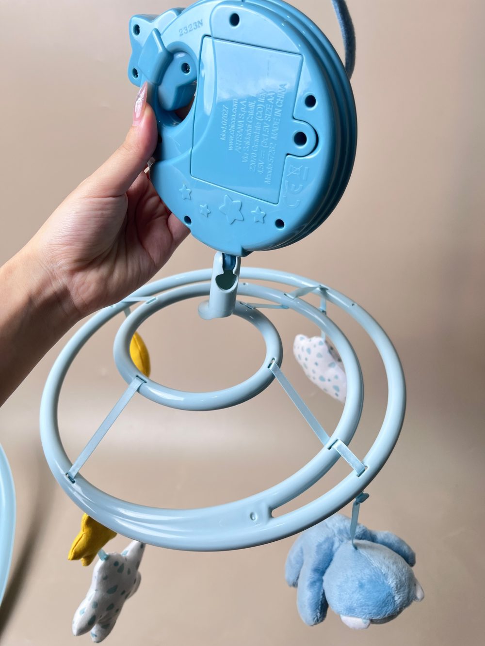 Đồ chơi gắn cũi Chicco Next2Dreams màu xanh (full box) - Ảnh 14