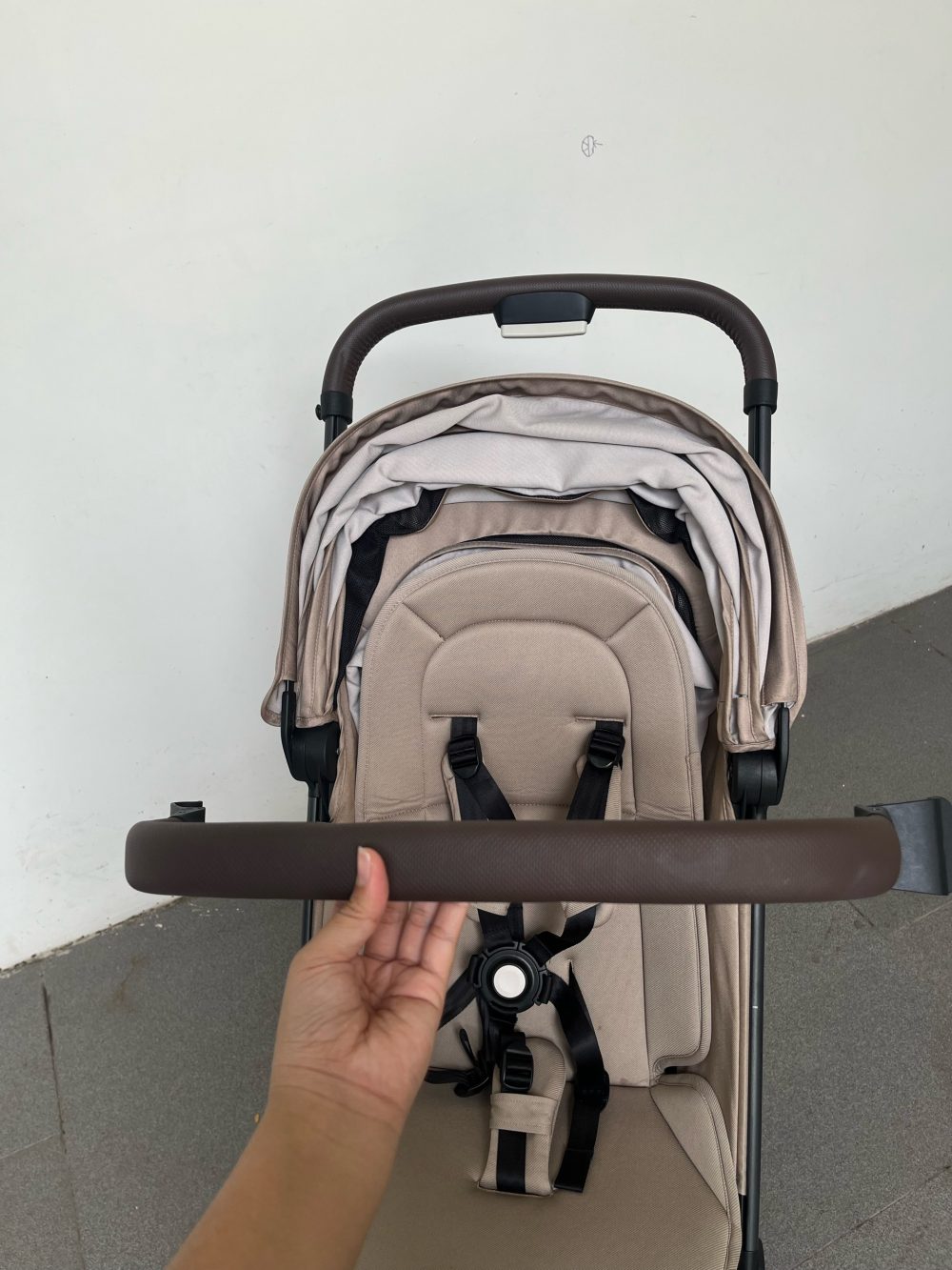 Xe đẩy Joolz Aer 1 màu Sandy Taupe ( size: 6m->4y, tối đa 22kg) Kèm túi đựng Joolz - Ảnh 16