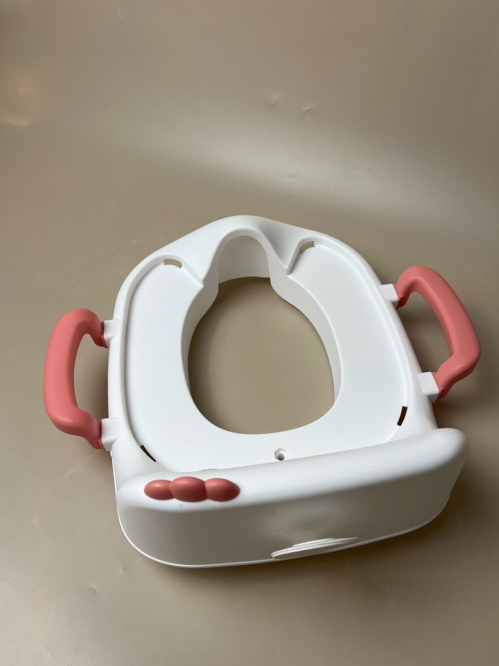 Bệ thu nhỏ đi vệ sinh cho bé Munie hình chú vịt màu hồng ( size: 10m+) - Ảnh 6