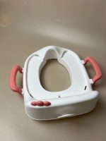 Bệ thu nhỏ đi vệ sinh cho bé Munie hình chú vịt màu hồng ( size: 10m+) - Ảnh 6