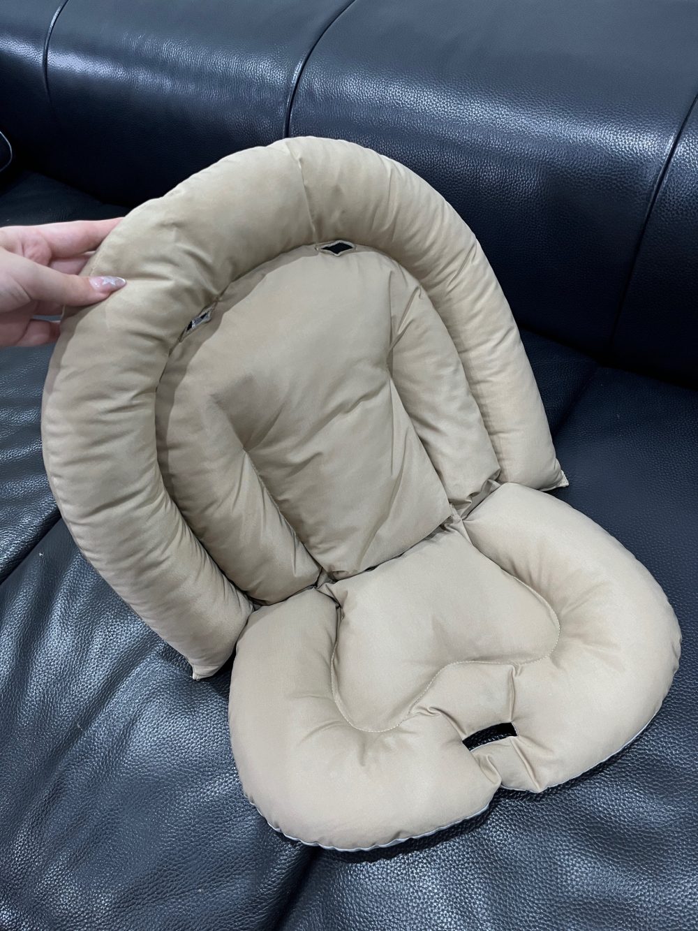 Đệm lót ghế ăn dặm Dono&Dono màu nâu - Ảnh 3