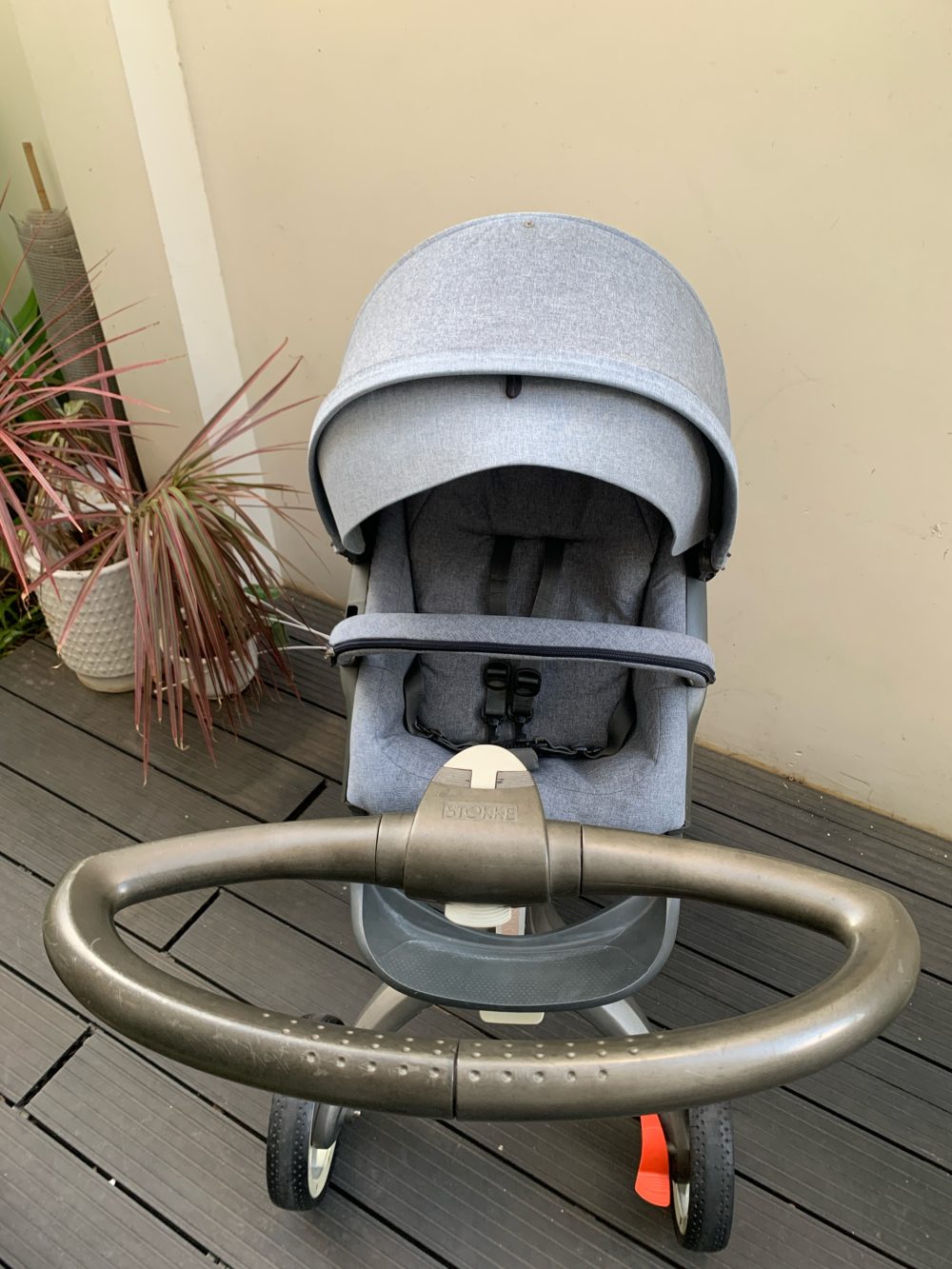 Xe đẩy Stokke Xplory màu xanh nhạt kèm màn chống muỗi (6m~36m) - Ảnh 34