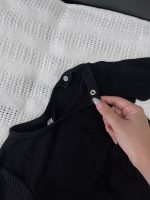 Set 3 bodysuit dài tay H&M màu xám, đen (size 1,5→2y) - Ảnh 22
