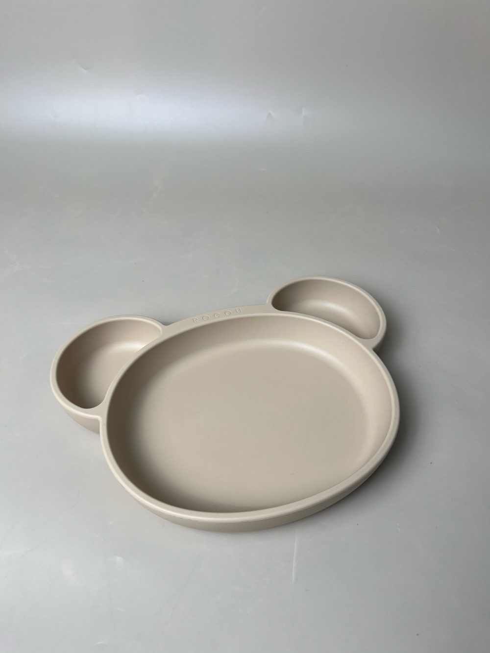 Khay ăn dặm silicone Rocou màu nâu tặng kèm nướu TGM (no box) - Ảnh 4