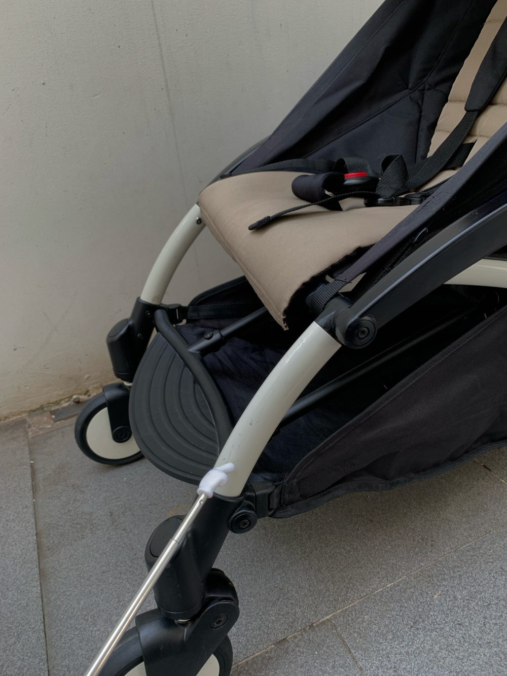 Xe đẩy Babyzen YoYo+ khung trắng màu beige ( size: 6m->22kg~4y) - Ảnh 15
