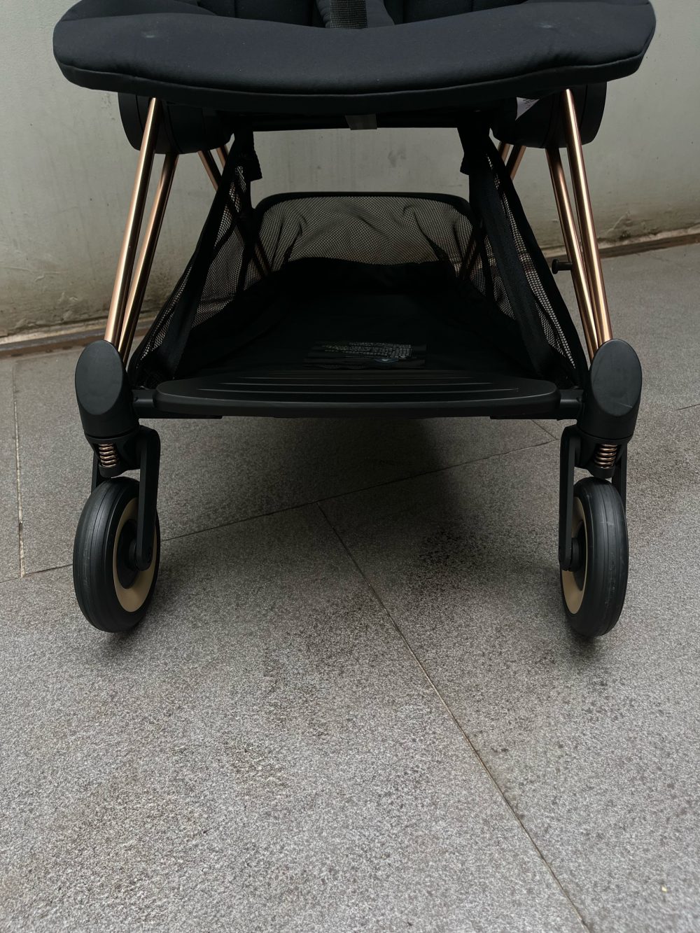Xe đẩy Cybex Coya Rose Gold màu đen kèm bumper bar ( size: 0->4y, tối đa 22kg) - Ảnh 16