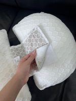 Gối bầu cánh tiên kèm gối phụ màu trắng no brand - Ảnh 10