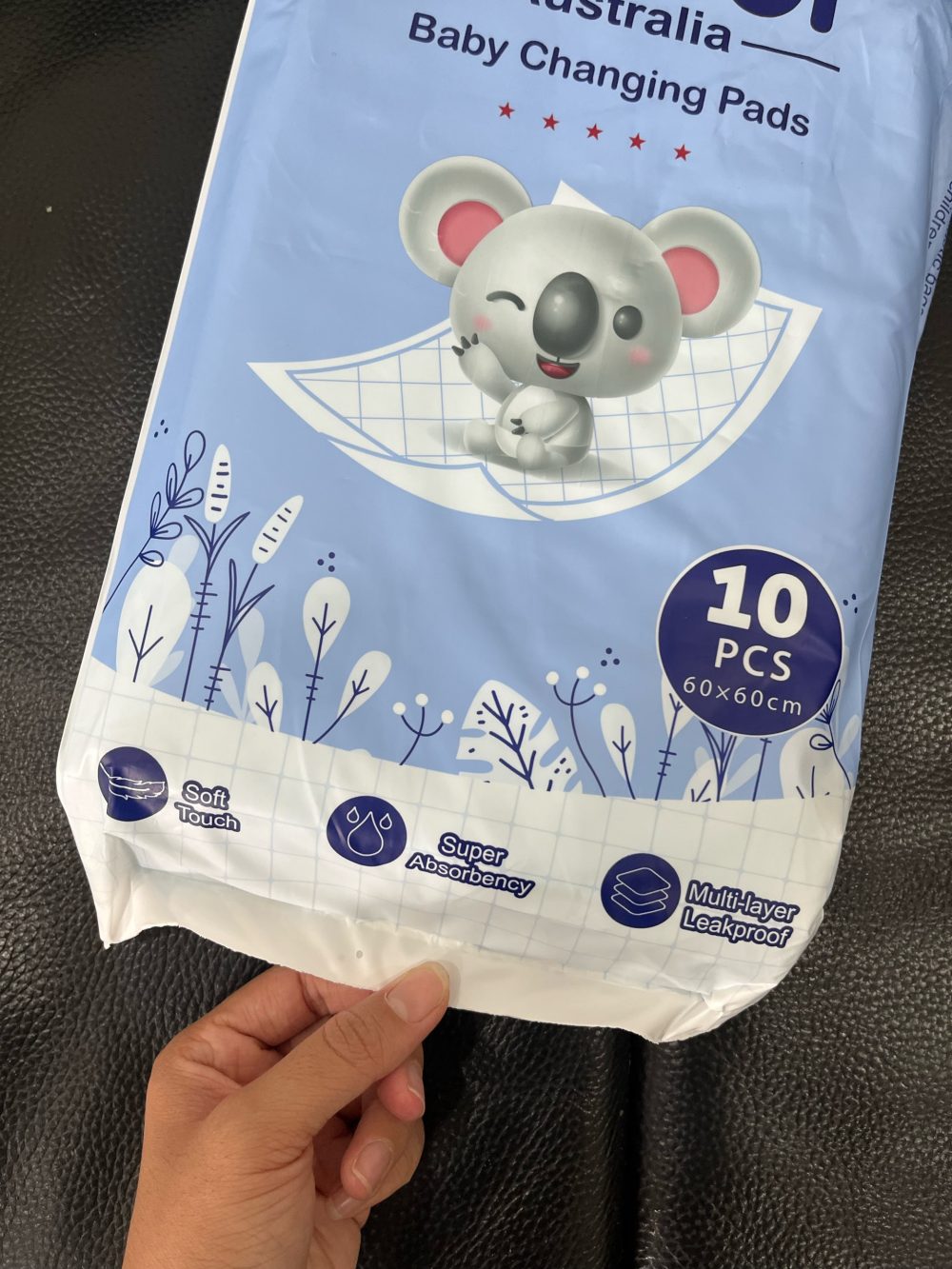 Set 4 bịch tấm lót thay tã dùng 1 lần Aiwibi size M ( 60x60) Date: 8/2027 - Ảnh 7