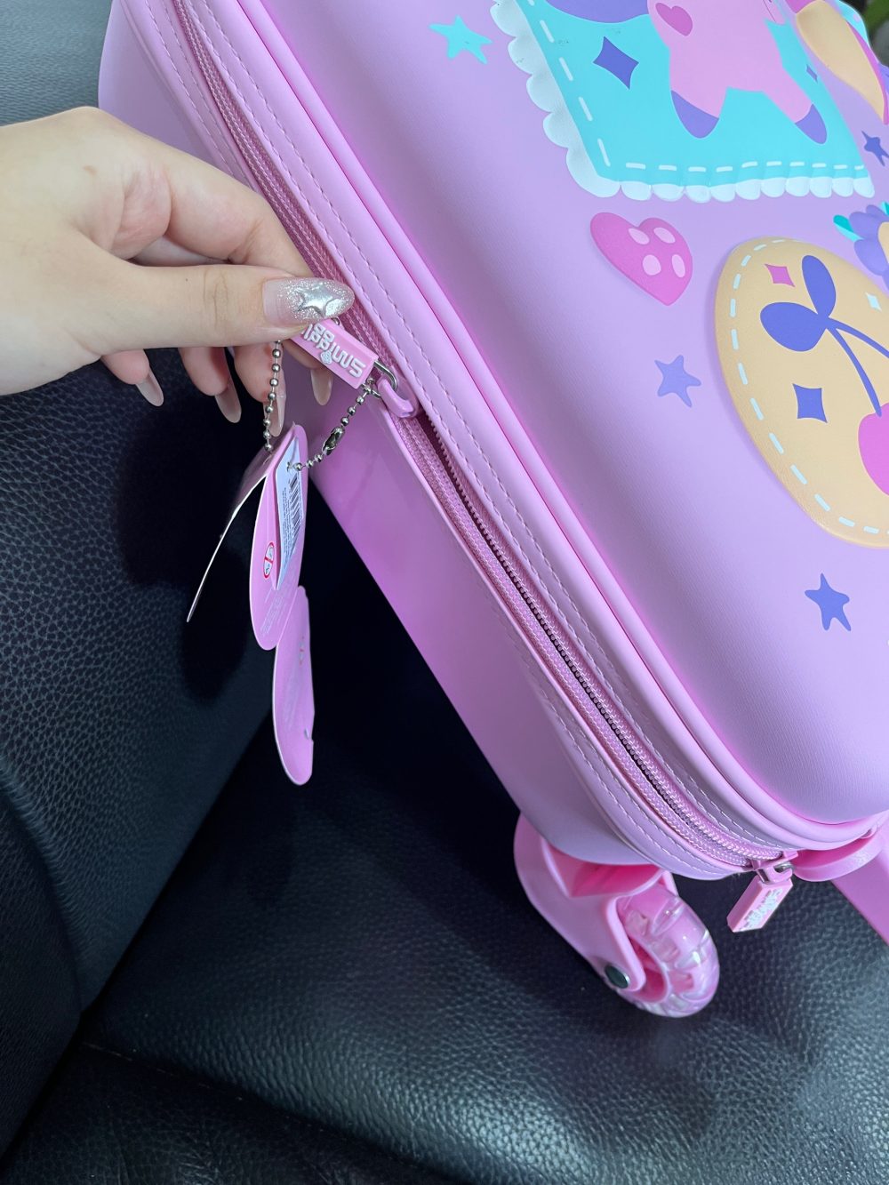 Vali Smiggle Little Journeys Tiny Hardtop màu hồng (no box) - Ảnh 18