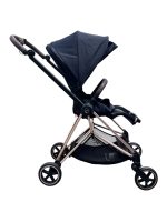 Xe đẩy Cybex Mios 2 màu đen khung rose gold (size 0→4y, tối đa 22kg)