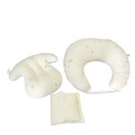 Gối cho con bú 2in1 Easy MOM kết hợp gối chống trào ngược màu be