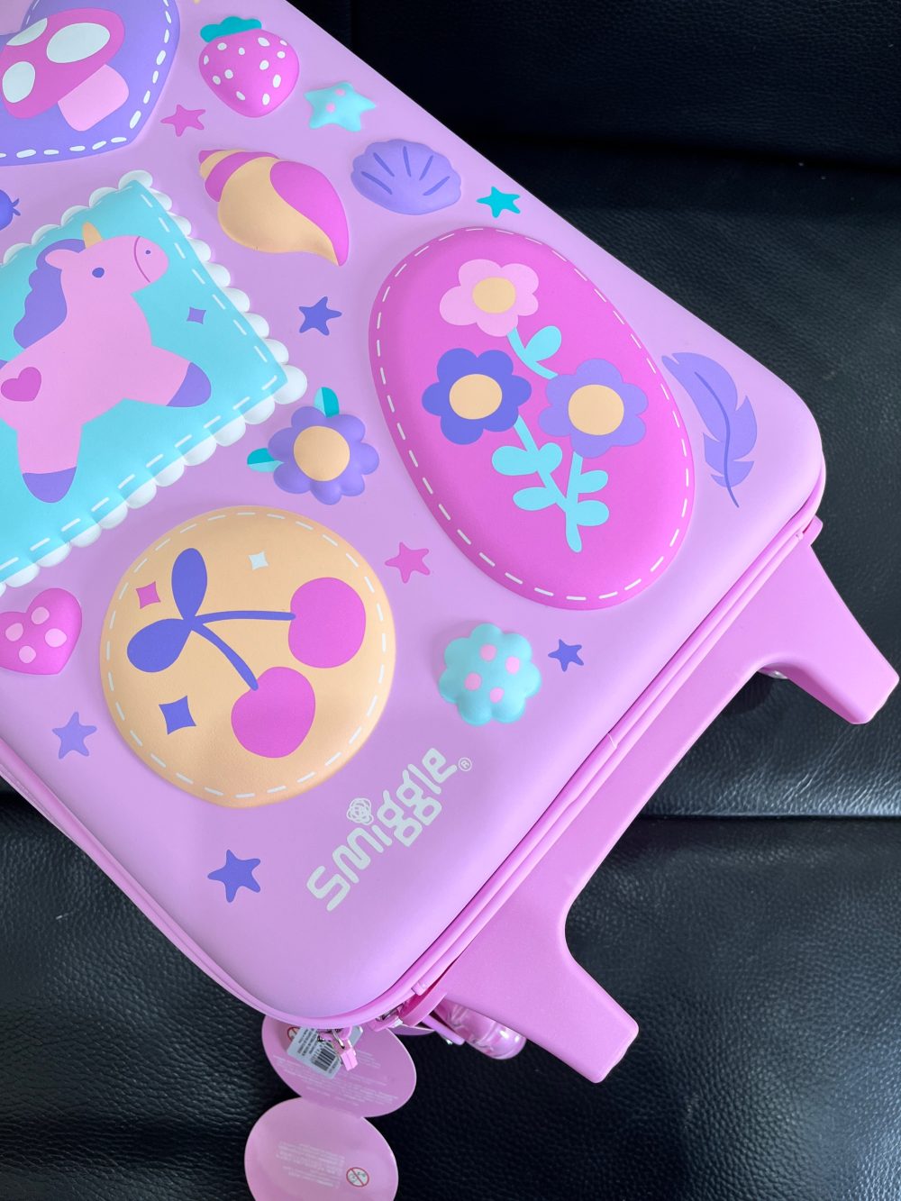 Vali Smiggle Little Journeys Tiny Hardtop màu hồng (no box) - Ảnh 14