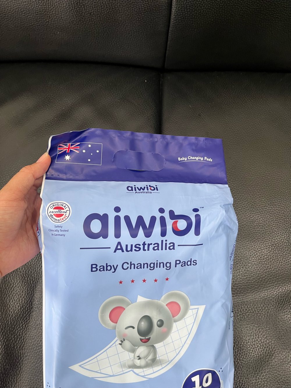 Set 4 bịch tấm lót thay tã dùng 1 lần Aiwibi size M ( 60x60) Date: 8/2027 - Ảnh 3