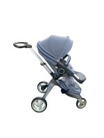 Xe đẩy Stokke Xplory màu xanh nhạt kèm màn chống muỗi (6m~36m)