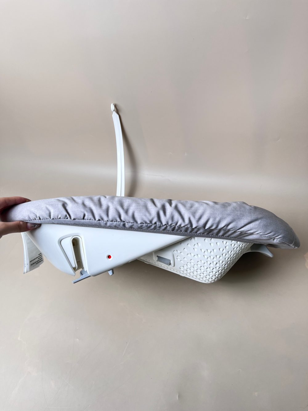Nôi gắn ghế ăn dặm Stokke Tripp Trapp Newborn Set sinh màu xám (size 0→6m, tối đa 9kg) - Ảnh 9