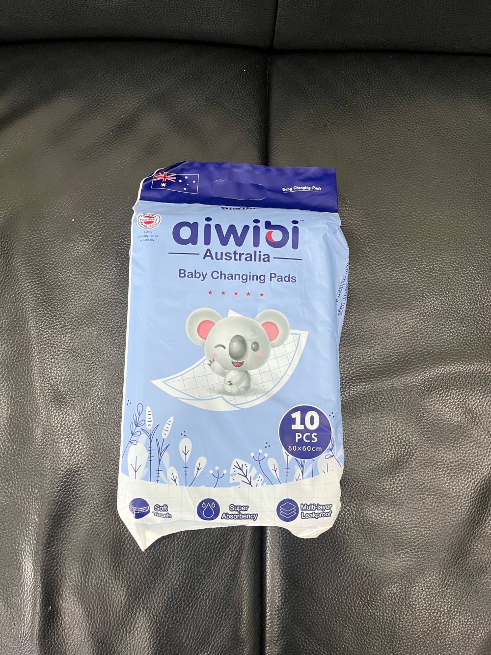Set 4 bịch tấm lót thay tã dùng 1 lần Aiwibi size M ( 60x60) Date: 8/2027 - Ảnh 2