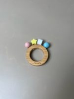 Đồ chơi gỗ mặt trăng thăng + Vòng lục lạc Geni (no box) - Ảnh 3