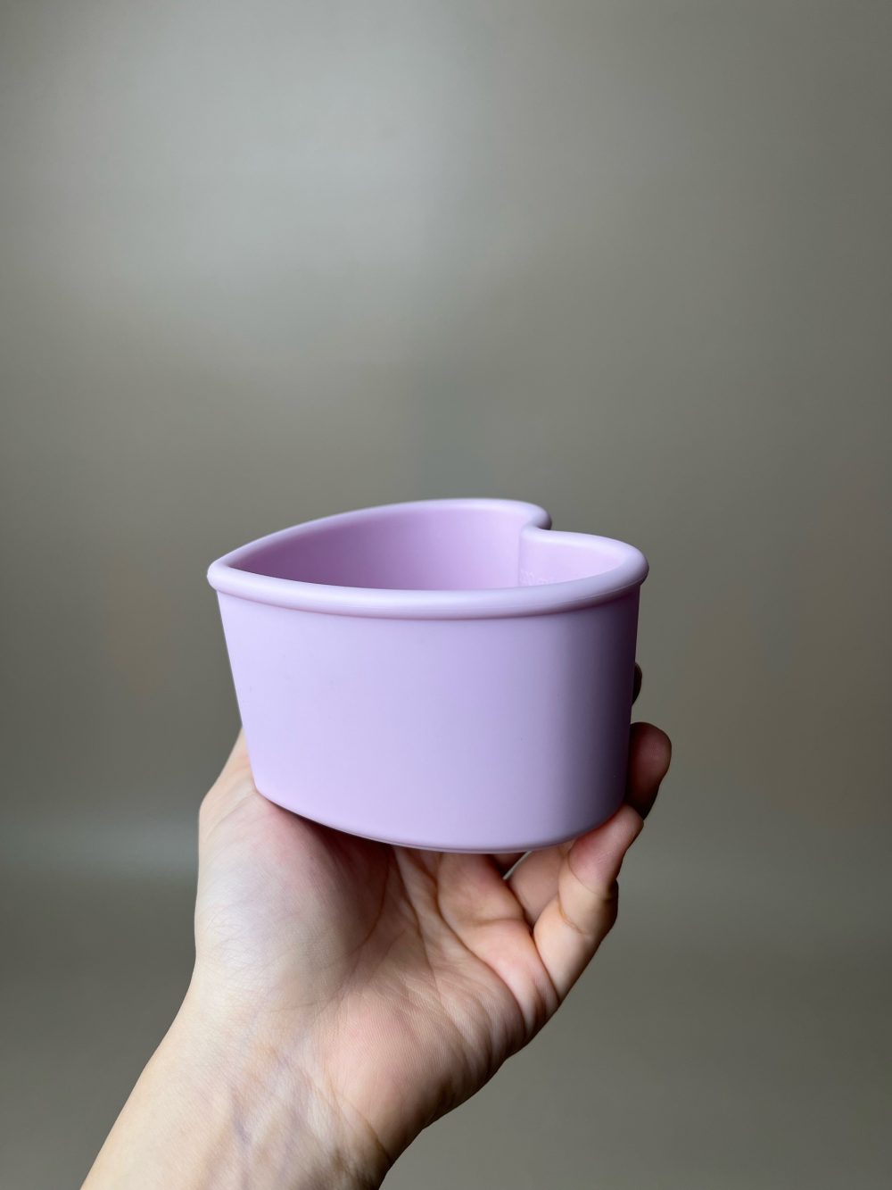 Hộp trữ đồ ăn dặm silicone Loveat hình trái tim màu tím (no box) - Ảnh 6