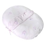 Gối chống trào ngược Dono&Dono vải cotton 4 mùa họa tiết thỏ hồng