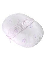 Gối chống trào ngược Dono&Dono vải cotton 4 mùa họa tiết thỏ hồng