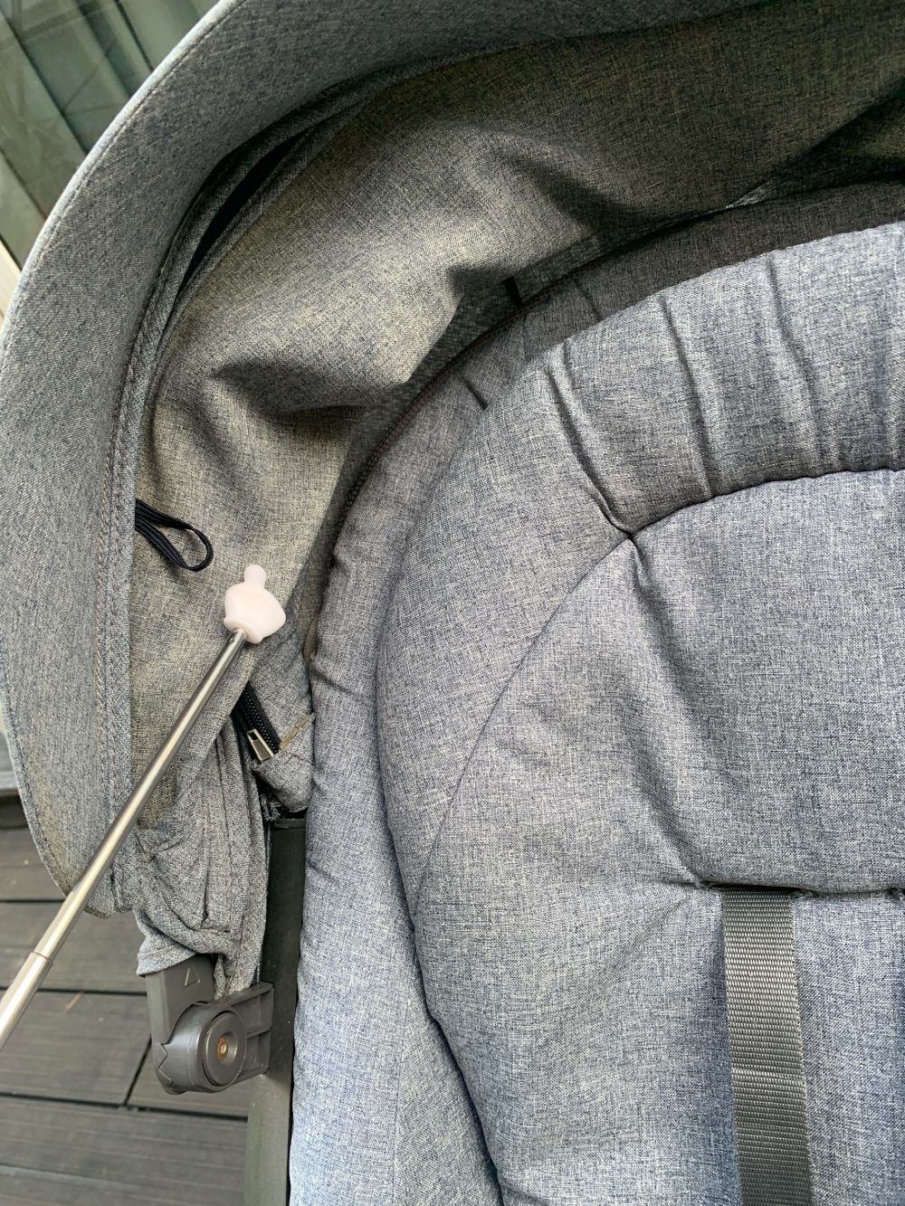 Xe đẩy Stokke Xplory màu xanh nhạt kèm màn chống muỗi (6m~36m) - Ảnh 16